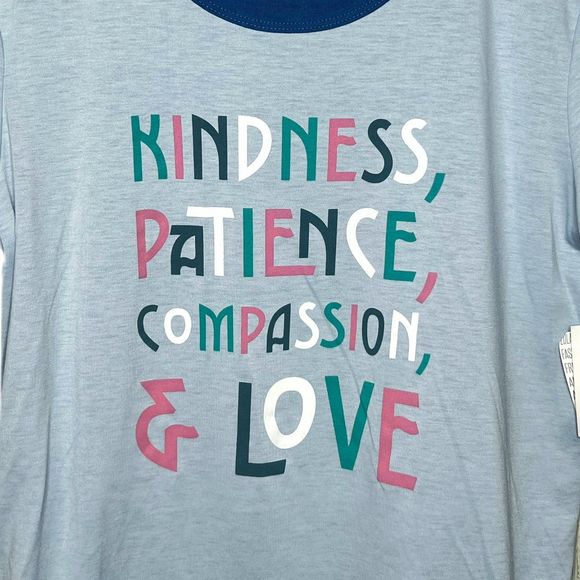 NWT M T-shirt Kindness, LuLaRoe Liv - Picture 2 of 6
